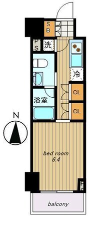 コンフォリア門前仲町の物件間取画像